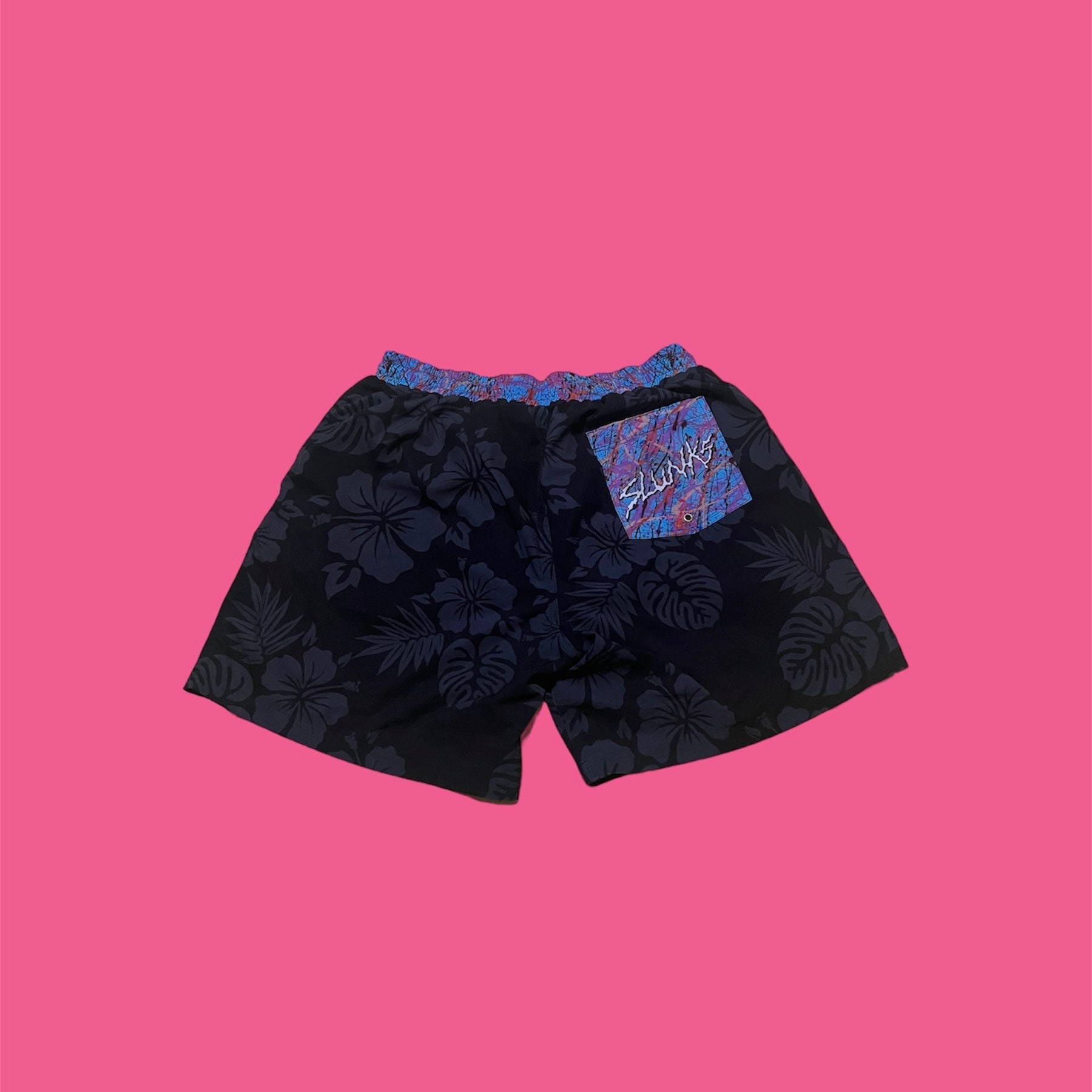 Small-print brushed lounge shorts, Miiyu x Twik